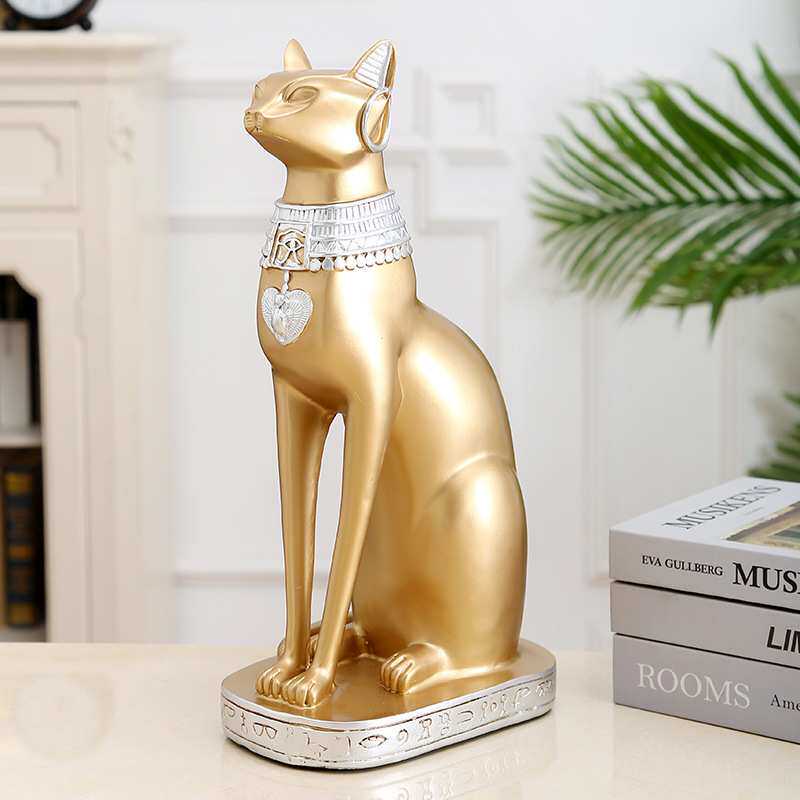 北欧轻奢埃及猫神贝斯特摆设家居玄关工艺品摆件客厅装饰礼品
