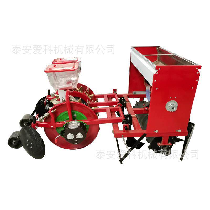 广西贺州谷子蔬菜精播机油菜籽黍子草油葵辣椒种子播种机膜上打孔