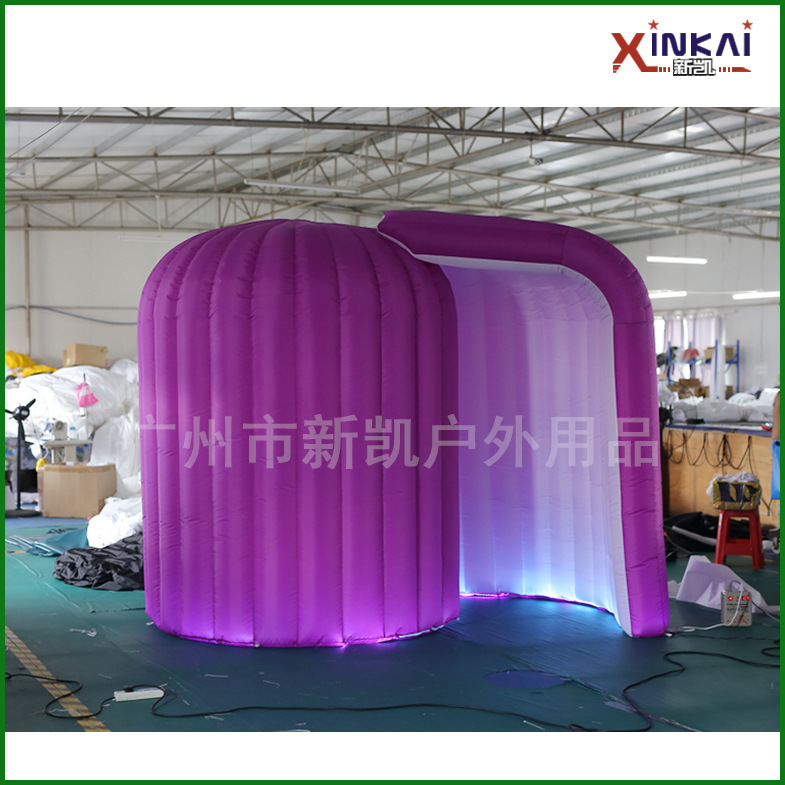 定制充气照相亭创意蜗牛造型摄影棚 多颜色可选充气灯光摄影帐篷