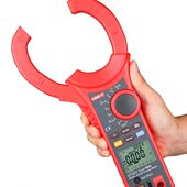 优利德UT220 UT221智能数显2000A大电流数字钳形表电力维修电流表