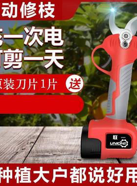 无刷花枝剪电动剪果树修枝剪锂电无线电动园林剪
