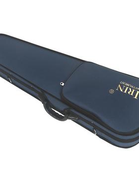 高档小提琴盒4/4小提琴三角盒子湿度计轻便抗压蓝色琴盒小提琴包