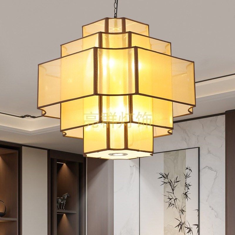 中式饭店餐厅羊皮吊灯仿古火锅店酒店包间大厅铁艺国潮定制餐饮灯,家装灯饰光源,酒店/宴会厅/餐饮吊灯,淘宝优惠券,粉丝福利购,淘宝优惠卷