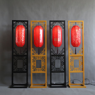 新款 婚庆道具铁艺灯笼路引汉唐婚礼舞台布置仿古宫灯路引摆件 中式