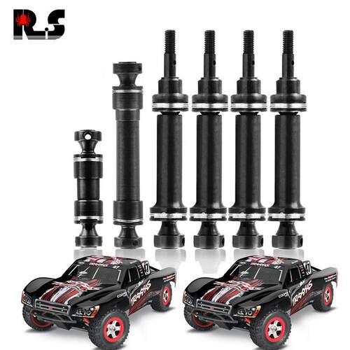 Traxxas1/16MiniSlash加硬钢前后CVD传动轴中轴70517250R