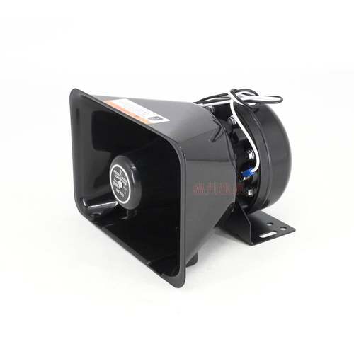 200W方口喇叭汽车车载警报扬声器喇叭大功率功放喊话扩音喇叭