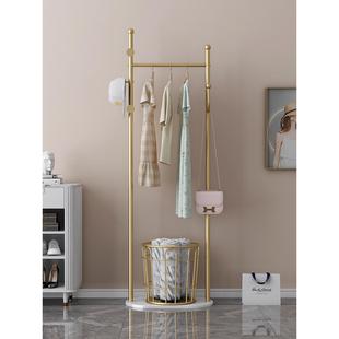 轻奢家用立式 挂衣架落地卧室网红房间衣帽架进门客厅角落挂衣服架