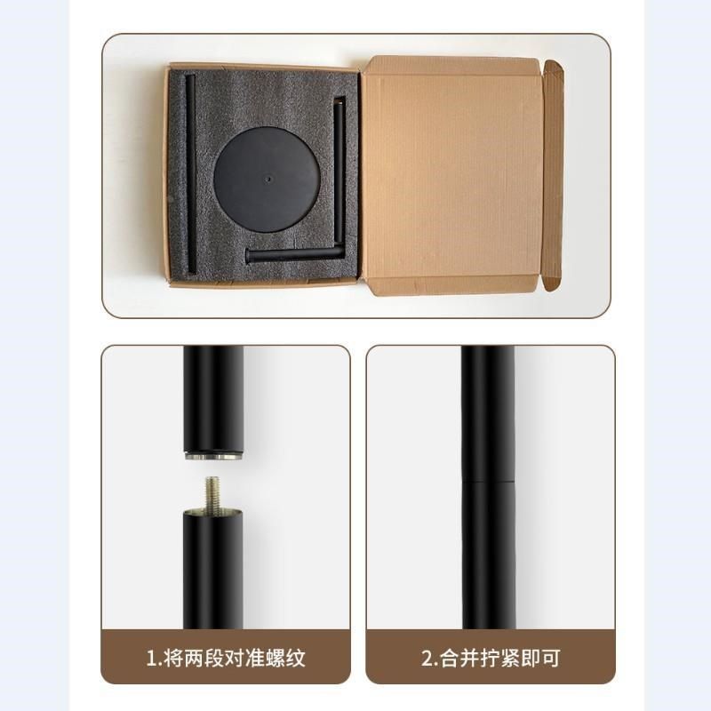 黑色落地不锈钢纸巾架卷纸架卫生间厕纸架独立式款供应