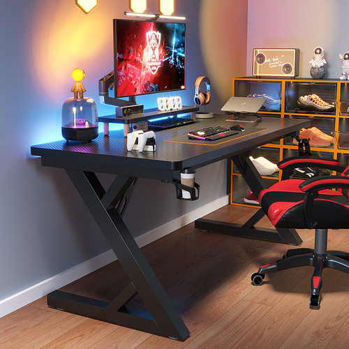 简约现代电脑桌台式桌办公桌家用加厚桌子卧室简易电竞桌学生书桌