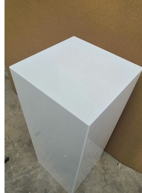 纯白大理石底座基座酒店玄关样板房售楼处走廊过道家居落地摆件