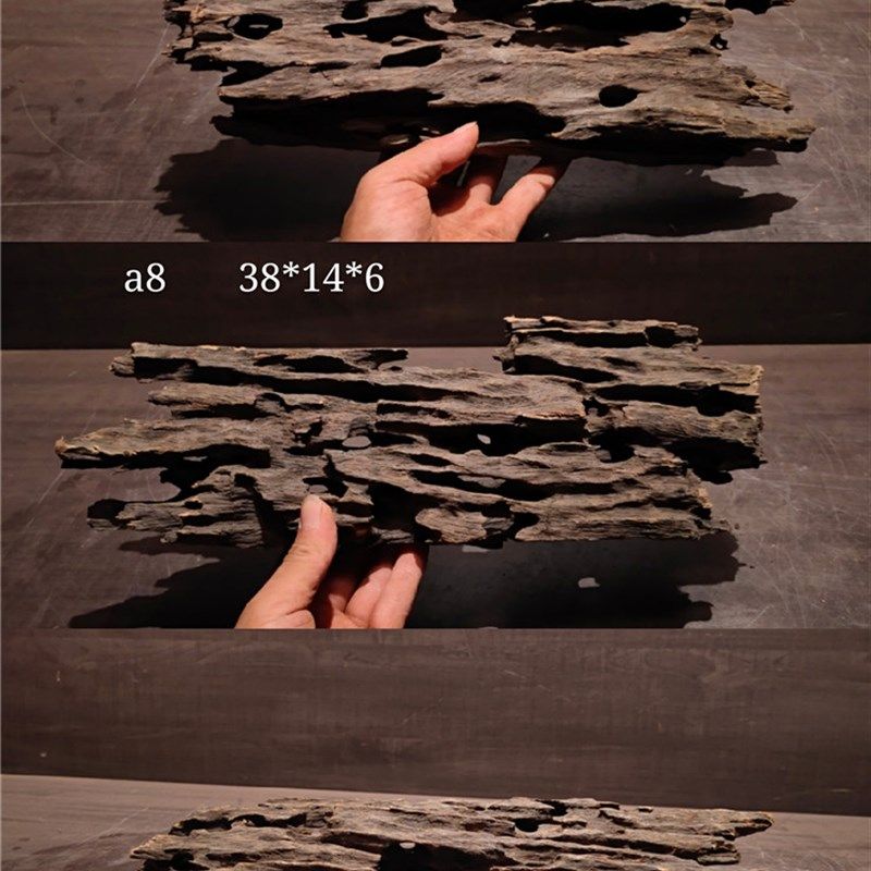 中小型虾木镂空 蜂窝木多孔躲避屋 鱼缸造景雨林蚁木定植植物