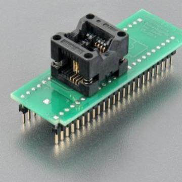 DIL8W/SOIC8ZIF150milSFlash-1aELNEC烧写座IC测试座转换座连接器