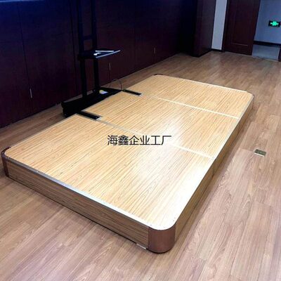 小舞台半圆室内口才班教室弧形站台地台小讲台教学演讲台实木圆角