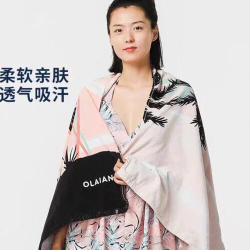 迪卡侬游泳浴巾专用沙滩巾成人女健身海边男士吸水便携潜水OVOP