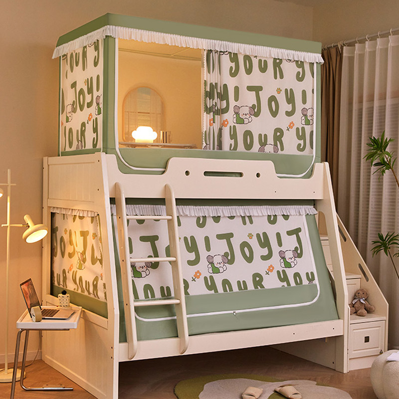 新款强遮光上下铺三子母床蚊帐单人开门回底坐床床帘帐纱加厚支架,床上用品,蚊帐,淘宝优惠券,粉丝福利购,淘宝优惠卷