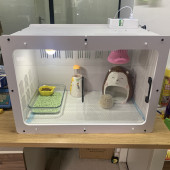 加大号刺蝟饲养箱透明压克力木塑防水防潮板非迷笼加温恒温温控箱