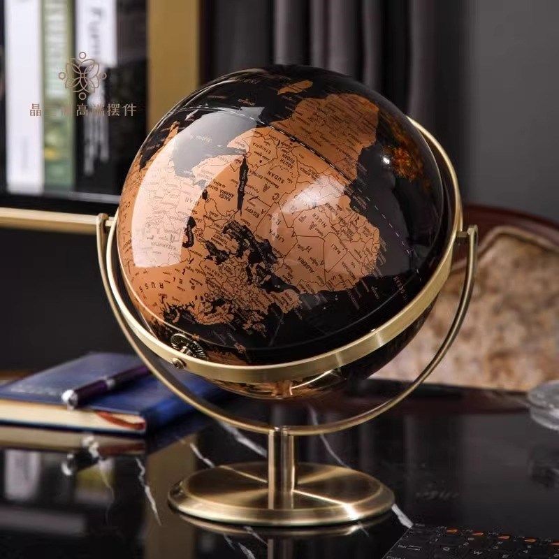 地球仪桌面摆件家居客厅电视柜酒柜书房装饰品高档办公室工艺品,家居饰品,装饰摆件,淘宝优惠券,粉丝福利购,淘宝优惠卷