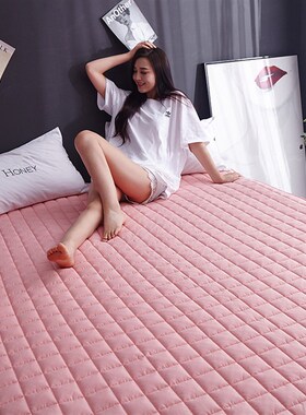 一米三五床垫防滑薄款双人家用垫被褥子1.5两二2x2.2床褥垫1.8m乘