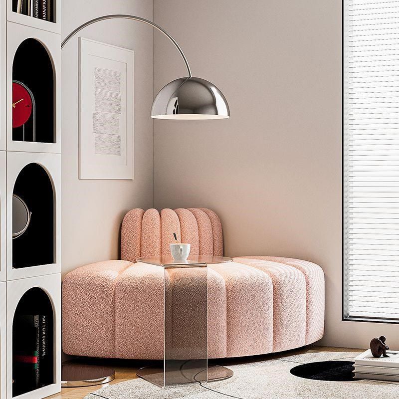 法式侘寂奶油风小户型卧室客厅房间单人沙发拐角布艺休闲懒人沙发,住宅家具,懒人沙发,淘宝优惠券,粉丝福利购,淘宝优惠卷