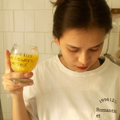 gadu 聚会小酒杯礼物矮脚高脚玻璃杯红酒杯