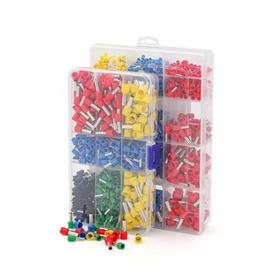 VE管型冷压接线端子套装 铜鼻子收纳盒电线接头压线钳开关面板插针