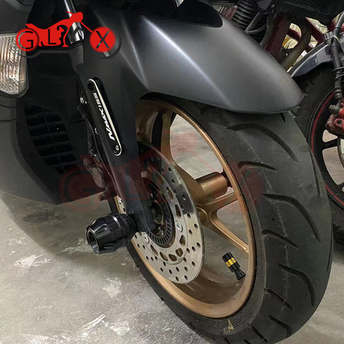 适用铃木UU125 USR/AFR125 UY125改装配件前轮防摔球排气管防摔棒