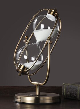 现代轻奢沙漏计时器家居客厅电视柜装饰品高档书柜办公室桌面摆件