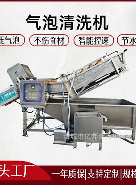 榨菜酱菜软包装气泡清洗机多功能气泡清洗机果蔬气泡清洗机