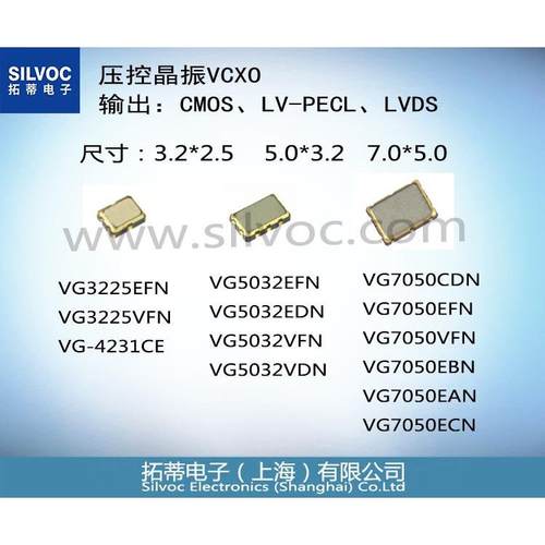 VG5032VFN153.6MHzCJGHAA:5032压控晶振X1G005481xxxx00