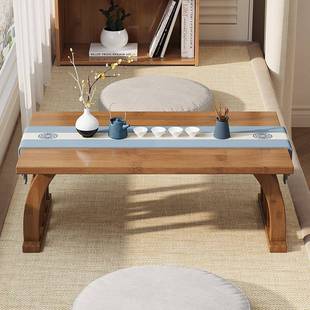 M$X飘窗小桌子矮款 榻榻米喝 地桌茶几卧室坐地矮桌炕桌窗台桌日式