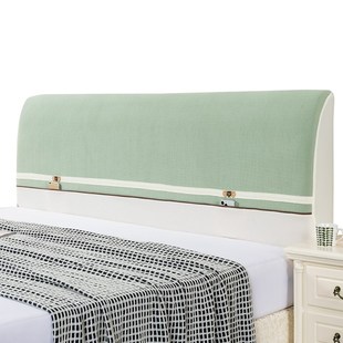 公主风新款床头罩高档通用木床头保护套靠垫软包1米5高级感防尘罩