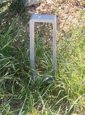 深灰色草坪灯户外防水景观灯矮路灯别墅庭院灯室外灯X花园灯草地