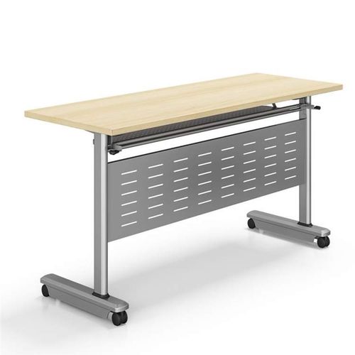 折叠培训桌椅办公桌侧翻课桌椅学生移动拼接长条桌组合培训会议室