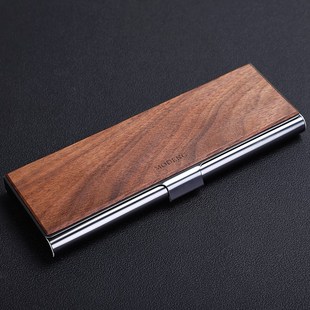 笔盒收纳商务可定制logo文艺复古实木创意简约教师礼物铅钢笔文具