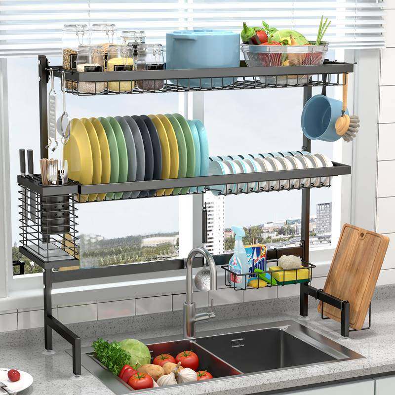 厨房水槽置物架台面多功能碗碟盘收纳架水池上方沥水放碗碟筷架子,厨房/烹饪用具,抹布架/厨房清洁收纳架,淘宝优惠券,粉丝福利购,淘宝优惠卷