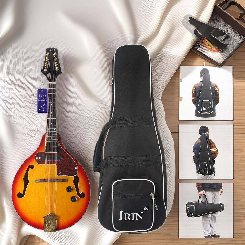 藏族乐器日落色云杉木电声曼陀铃西洋乐器EQ曼陀铃琴八弦曼德琳