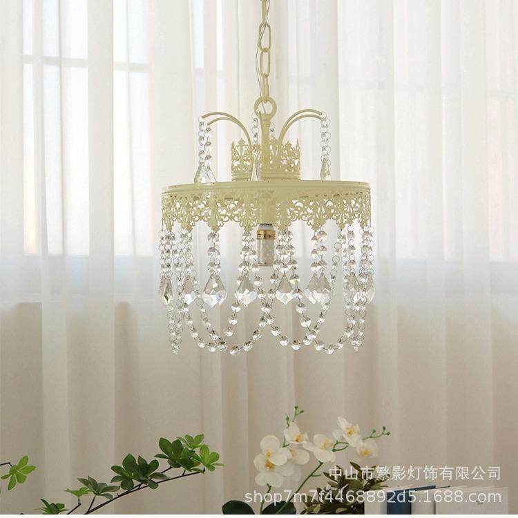 法式奶油风浪漫水晶吊灯美式轻奢玄关过道床头衣帽间公主房中山灯,自行车/骑行装备/零配件,更多零件/配件,淘宝优惠券,粉丝福利购,淘宝优惠卷