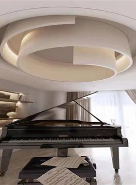 GRG石膏预制圆弧GRG造型石膏天花板GRG石膏线条曲面异形GRG装饰