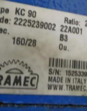 TRAMEC意大利KC90 直列减速机 25:1