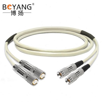 博扬 2M跳线L9-CC4 2M兆E1接头成品跳线syv75-2-1同轴电缆DDF转