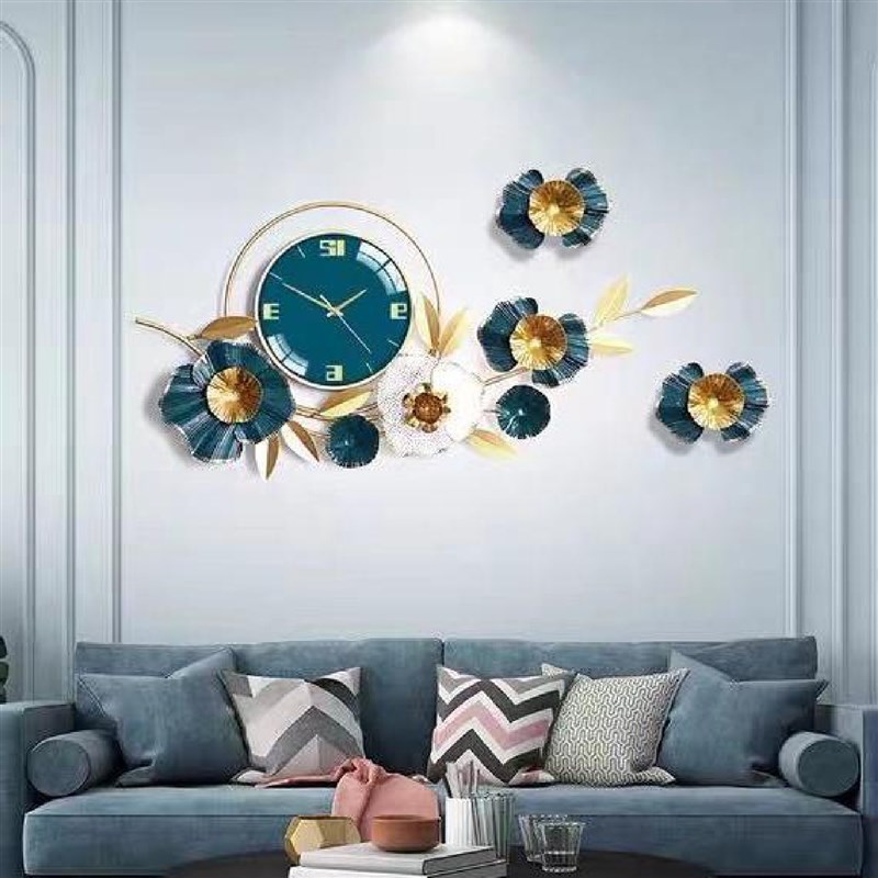 钟表挂钟客厅家用时尚创意现代简约装饰艺术轻奢风北欧Z式挂墙时