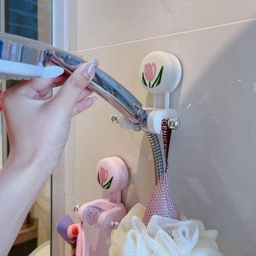 精致生活 随心所浴 旋转即可吸附无惧潮湿 不怕水淋