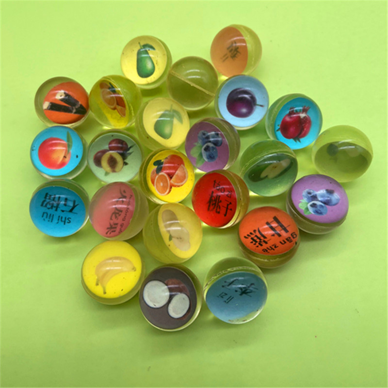 新款32号橡胶弹力球多款式混合球一元扭蛋L机专用弹弹球跳跳球包