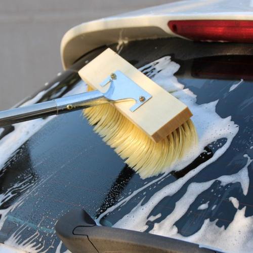 货车用加长柄洗车刷子2.5m鬃毛软毛不伤漆刷车毛刷客车清洗洁拖把