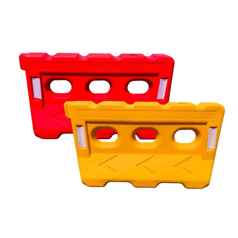 厂家交通加厚耐用塑料三孔水马围栏隔离墩护栏防撞桶围挡注水式