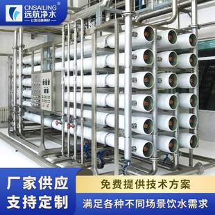 锅炉循环水大型双级反渗透设备反渗透软化水处理食品厂反渗透设备