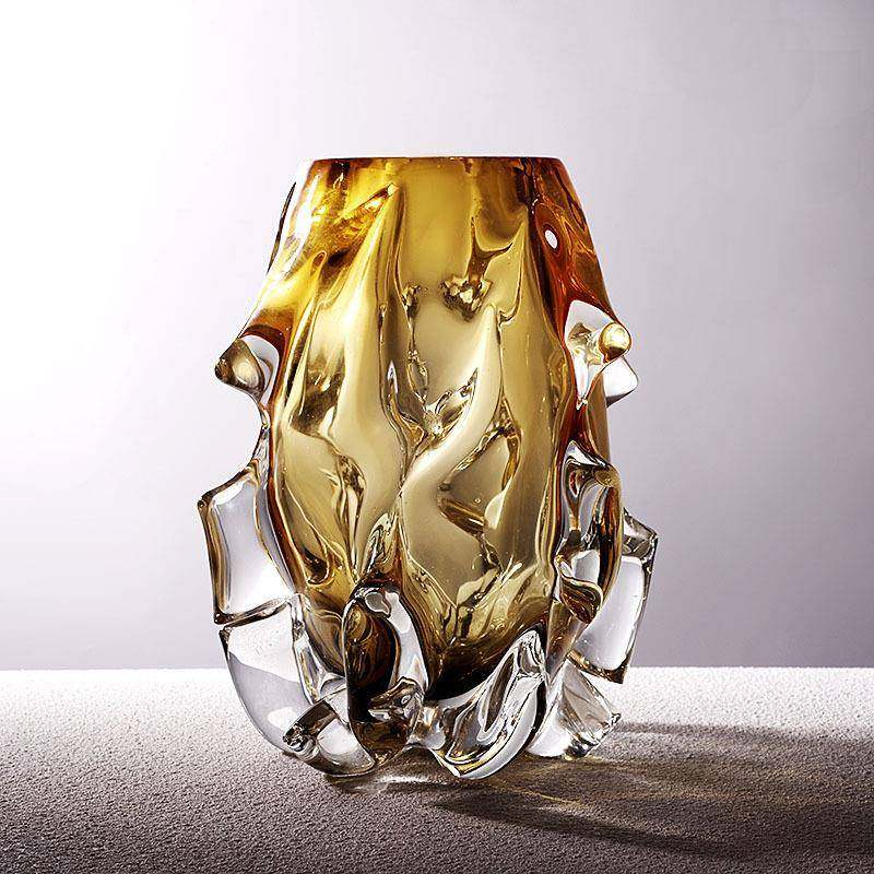 家居现代极简约插花花瓶软装样板客厅电视柜水晶玻璃花瓶艺术摆件,纺织面料/辅料/配套,纺织机械配件,淘宝优惠券,粉丝福利购,淘宝优惠卷