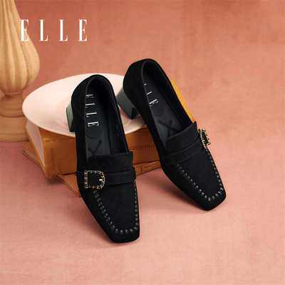 ELLE超软小羊皮乐福鞋女