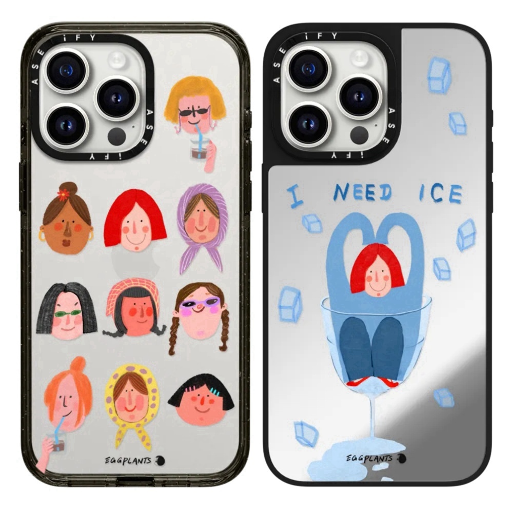 CASE联名艺术少女头像瞬间苹果手机壳iphone11 12 13 14 15 16 17promax新款外壳高级感小众磁吸2025网红爆款