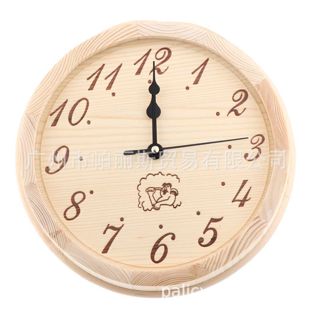 桑拿房设备木制木钟 桑拿木钟 桑拿配件 桑拿产品 桑拿设备